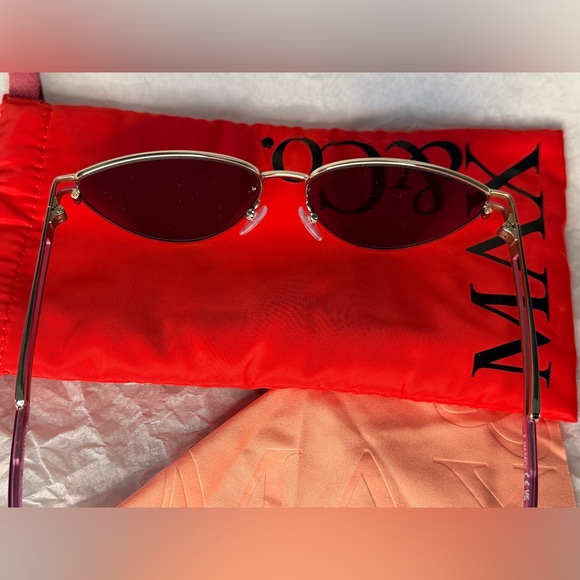 Max & co Pink Accent Cat-Eye Sunglasses MO0089 main image 2